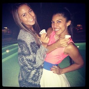 Neon Orange Party Dress